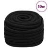 vidaXL fekete poli&eacute;szter munkak&ouml;t&eacute;l 20 mm 50 m