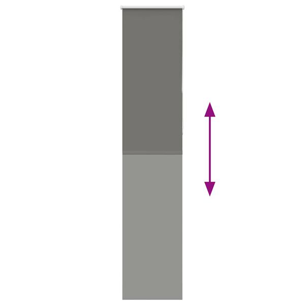 vidaXL redőny Blackout 45x230 cm sz&ouml;vetsz&eacute;less&eacute;g 40,7 cm poli&eacute;szter