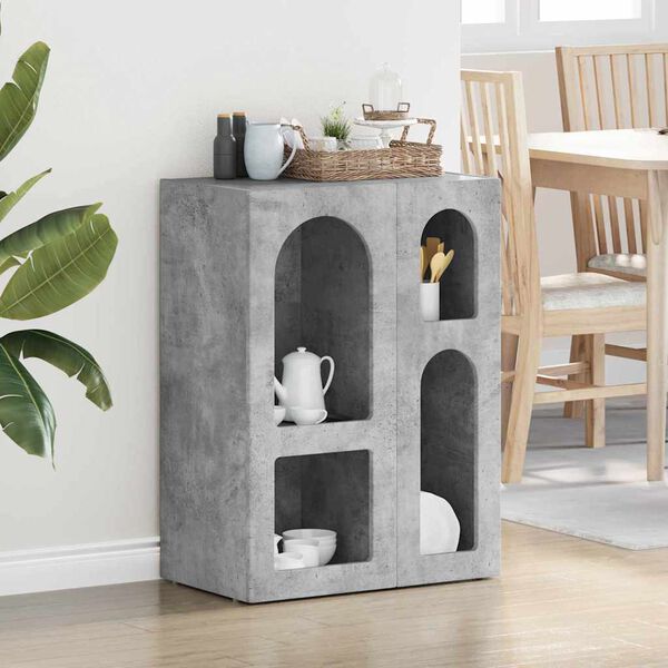 vidaXL Sz&eacute;f Beton Sz&uuml;rke 59 x 35 x 80.5 cm Faanyag