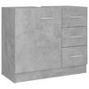 vidaXL betonsz&uuml;rke szerelt fa mosd&oacute;szekr&eacute;ny 63 x 30 x 54 cm