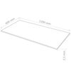 vidaXL 5 db téglalap alakú MDF-lap 120x60 cm 2,5 mm