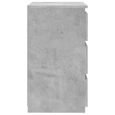 vidaXL betonszürke forgácslap éjjeliszekrény 40 x 35 x 62,5 cm