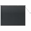vidaXL Zsalug&aacute;ter Redőny&ouml;k Fekete 130 x 155 cm Alum&iacute;nium