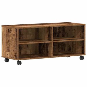 vidaXL TV szekr&eacute;ny 90 x 35 x 40.5 cm Barna Szerelt fa
