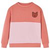 Gyerek pul&oacute;ver Colour Block Pink 128