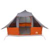 vidaXL Tipi s&aacute;tor tetővel Sz&uuml;rke &eacute;s narancs 358 x 296 x 258 cm taft