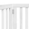 vidaXL feh&eacute;r ny&aacute;rfa 2 paneles &ouml;sszecsukhat&oacute; kutyakapu 160 cm