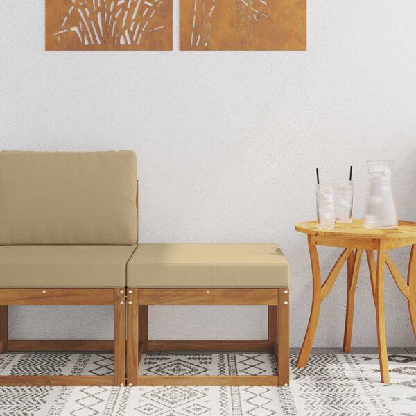 vidaXL K&uuml;lt&eacute;ri l&aacute;btart&oacute; T&ouml;m&ouml;r Ak&aacute;cfa Term&eacute;szetes