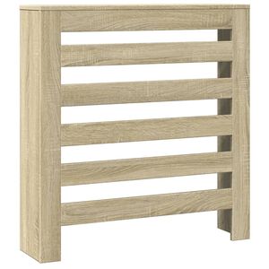 vidaXL Radi&aacute;tor fedez&eacute;k Sonoma T&ouml;lgy 78 x 20 x 82 cm Szerelt Fa