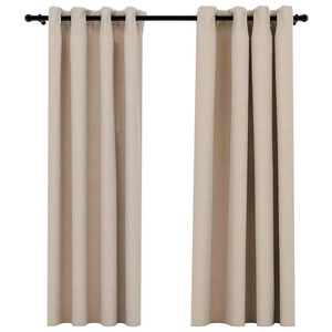 vidaXL 2 db b&eacute;zs v&aacute;szonhat&aacute;s&uacute; s&ouml;t&eacute;t&iacute;tőf&uuml;gg&ouml;ny 140 x 175 cm