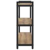 vidaXL K&ouml;nyvespolc Artisan t&ouml;lgy 80 x 30 x 85 cm Faanyag