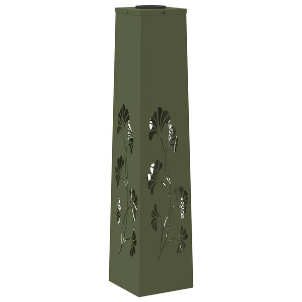 vidaXL Napelemmel műk&ouml;dő LED &ouml;sv&eacute;ny vil&aacute;g&iacute;t&aacute;s 2 pcs Olajz&ouml;ld