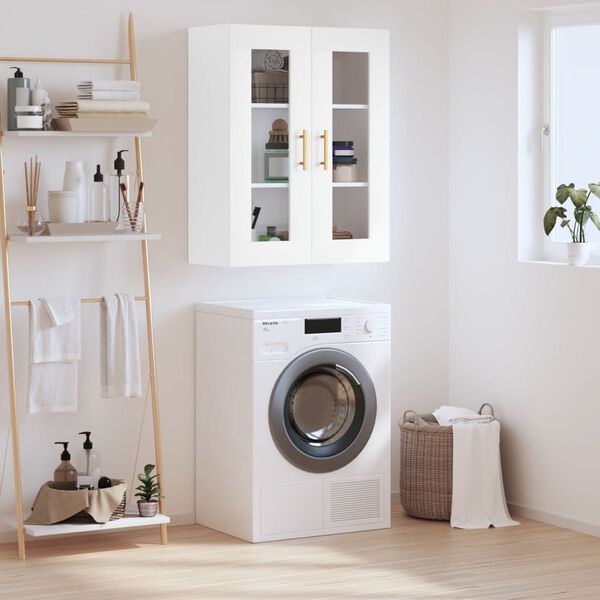 vidaXL feh&eacute;r fali szekr&eacute;ny 69,5 x 34 x 90 cm