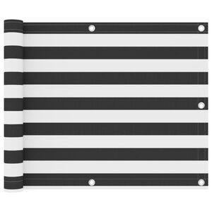 vidaXL antracitsz&uuml;rke-feh&eacute;r oxford-sz&ouml;vet erk&eacute;lyparav&aacute;n 75 x 400 cm