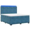 vidaXL Boxspring &aacute;gy matraccal fejt&aacute;ml&aacute;val K&eacute;k 140 x 200 cm B&aacute;rsony