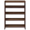 vidaXL barna tölgy színű szerelt fa cipőtartó 60x25x81 cm