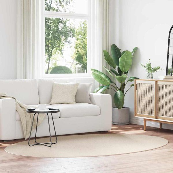 vidaXL Ter&uuml;letszőnyegek Ov&aacute;lis HUARTE B&eacute;zs 160 x 230 cm