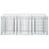 vidaXL Gabion emelt &aacute;gy Ez&uuml;st 150 x 50 x 60 cm Horganyzott ac&eacute;l