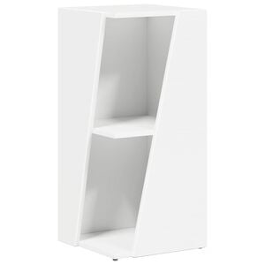 vidaXL Oldals&oacute; polc 33 x 32 x 70,5 cm Szerelt Fa Feh&eacute;r