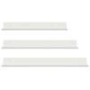 vidaXL Lebegő polc Falra szerelhető 3 pcs Feh&eacute;r 40 x 9 x 2,5 cm Ac&eacute;l
