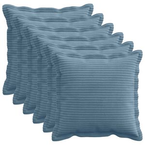 vidaXL P&aacute;rna huzat 6 db HOUTEN K&eacute;k 30 x 30 cm cord