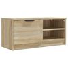 vidaXL sonoma-t&ouml;lgysz&iacute;nű szerelt fa fali TV-szekr&eacute;ny 80x35x36,5 cm