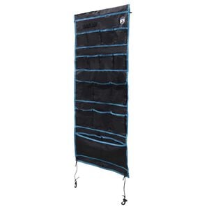 vidaXL T&aacute;rol&oacute;t&aacute;ska t&aacute;rol&oacute;val Fekete &eacute;s K&eacute;k 125 x 48 cm oxford