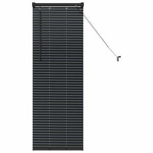 vidaXL Zsaluzia Fekete 130 x 45 cm 25 mm Alum&iacute;nium