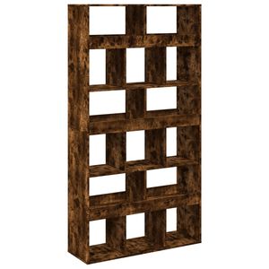 vidaXL f&uuml;st&ouml;s t&ouml;lgy sz&iacute;nű szerelt fa k&ouml;nyvespolc 100 x 33 x 187,5 cm