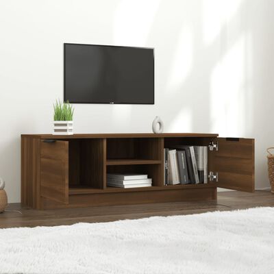 vidaXL barna tölgy színű szerelt fa TV-szekrény 102 x 35 x 36,5 cm