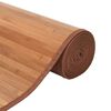 vidaXL term&eacute;szetes bambusz n&eacute;gyzet alak&uacute; szőnyeg 100 x 100 cm