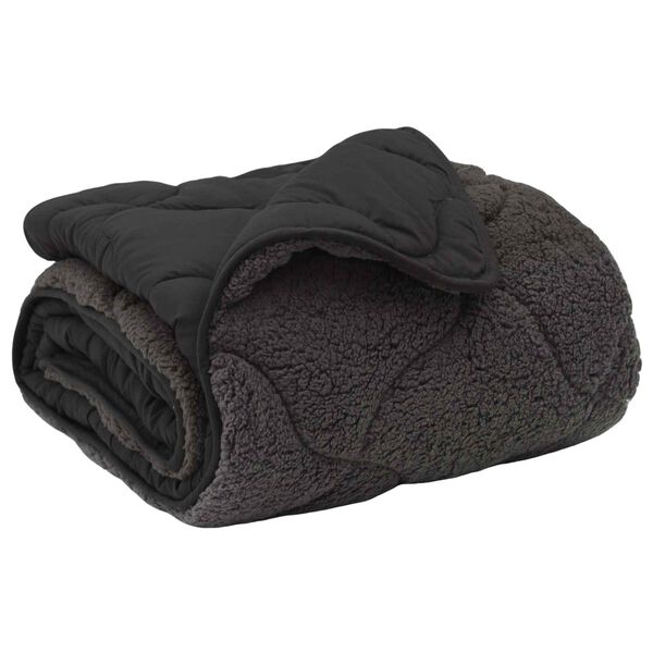 vidaXL Teljes &eacute;ves takar&oacute; S&ouml;v&eacute;nyes Antracit 155 x 200 cm
