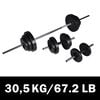 K&eacute;tkezes s&uacute;lyz&oacute; + 2 egykezes s&uacute;lyz&oacute; szett 30,5 kg
