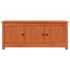 vidaXL Cipőszekr&eacute;ny Viaszbarna 110 x 38 x 45,5 cm T&ouml;m&ouml;r fenyő