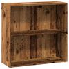 vidaXL antik fa sz&iacute;nű szerelt fa k&ouml;nyvespolc 80 x 30 x 77 cm