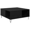 vidaXL Doh&aacute;nyz&oacute;asztal Fekete t&ouml;lgy 80 x 80 x 36,5 cm Szerelt Fa