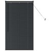 vidaXL Zsalug&aacute;ter Redőny&ouml;k Fekete 130 x 80 cm Alum&iacute;nium