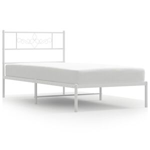 vidaXL feh&eacute;r f&eacute;m &aacute;gykeret matrac n&eacute;lk&uuml;l fejt&aacute;ml&aacute;val 180 x 200 cm