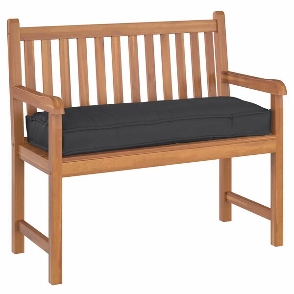 vidaXL P&aacute;rna Fekete 110 x 40 x 8 cm Oxford Sz&ouml;vet