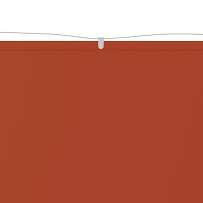 vidaXL terrakotta oxford-szövet függőleges napellenző 100 x 1200 cm