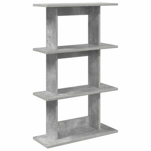 vidaXL Falpolc Falra szerelhető Betonsz&uuml;rke 56 x 20 x 90 cm Szerelt Fa