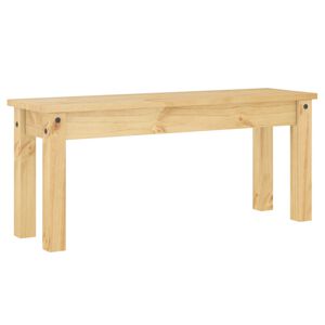 vidaXL PANAMA t&ouml;m&ouml;r fenyőfa &eacute;tkezőpad 105 x 30 x 45 cm