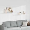 vidaXL 2 db fehér MDF lebegő fali polc 120 x 23,5 x 3,8 cm