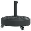 vidaXL g&ouml;rgős kerek napernyőtalp r&uacute;dhoz &Oslash;38 / 48 mm 27 kg