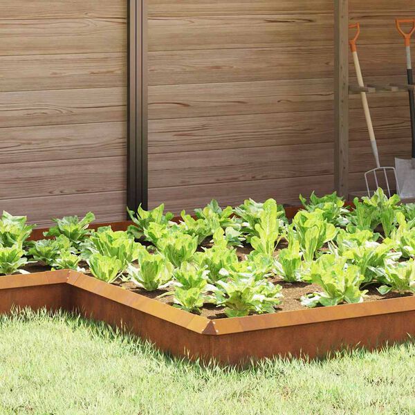 vidaXL Csiga ker&iacute;t&eacute;s Rozsd&aacute;s 13,5 x 13,5 x 25 cm Időj&aacute;r&aacute;s&aacute;ll&oacute; ac&eacute;l