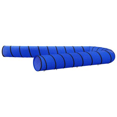vidaXL kék poliészter kutyaalagút Ø50 x 1000 cm