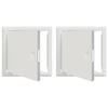 vidaXL Hozz&aacute;f&eacute;r&eacute;si panel 2 db Feh&eacute;r 23 x 23 x 3 cm Ac&eacute;l