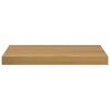 vidaXL Falpolc Falra szerelhető 2 pcs Barna 50 x 23 x 4 cm Faanyag