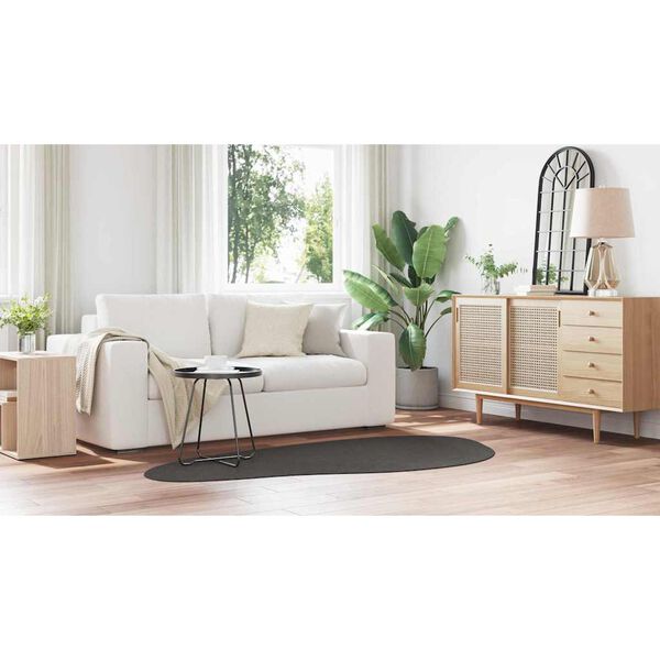 vidaXL Szőnyeg HUARTE Antracit 100 x 200 cm Poliészter