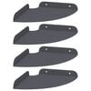 vidaXL Lebegő polc polcokkal t&aacute;rol&oacute;val 4 pcs Antracit 18 x 18 x 2 cm